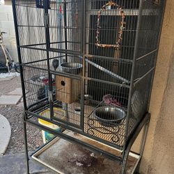 ***** Large Powder Coated Bird Cage  Birdcage *****