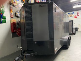 BRAND NEW 7x14 ENCLOSED TRAILER 7’ TALL