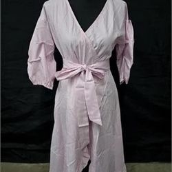Ultra Feminine Pink Stripped Dress