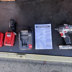 🔧 PORTER-CABLE 20V Max Impact Driver Kit – 2 Batteries + Charger