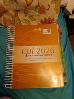 AMA 2026 CPT medical coding book