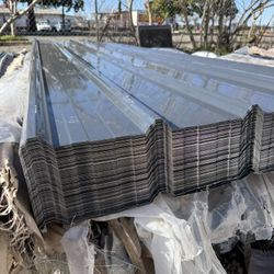 Metal sheet, panel & construction & fence & tall 6/8/10/12 feet 36’ width 24/26 Gauge Grey,