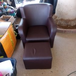 CHAIR & OTTOMAN  SET