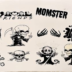 Skeletons Vinyl Decal