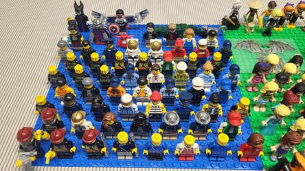 Lego mixed minifigure lot- Friends, Moana, City, online Ninjago, Jurassic World