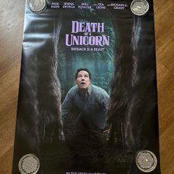 Death Of A Unicorn - original DS movie poster 27x40 Paul Rudd