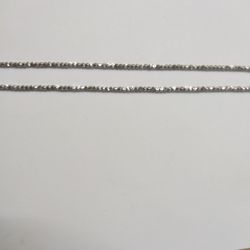 14kt White Gold Chain