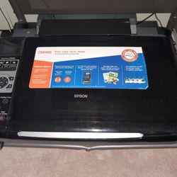 Epson CX8400 Color Inkjet All In One Printer W/new Ink 