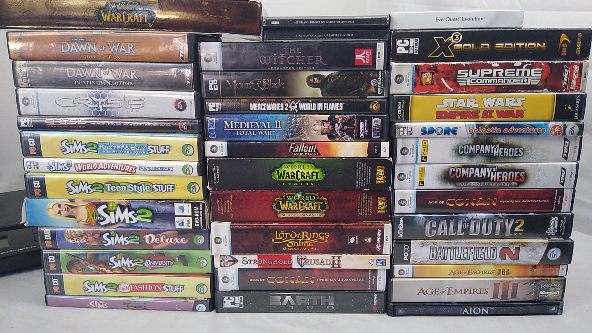 HUGE lot of older PC games. Windows XP and up