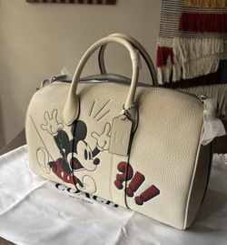 Coach x Disney Mickey Mouse Leather Satchel
