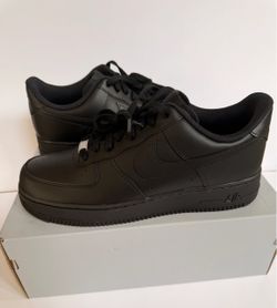 Nike Air Force 1 Triple Black - Brand New In Box, Size 10.5