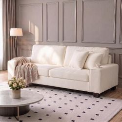 NEW! White couch