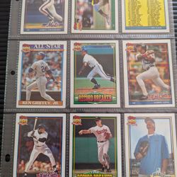 1991 Topps Baseball Cards 