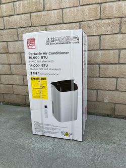 14,000 BTU Portable Air Conditioners, 3-in-1 Portable AC Unit with Remote Control, for 550-700 Sq.Ft, Cool/Dehumidifier/Fan Mode
