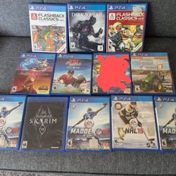 Lot Of 11 PS4 Games 