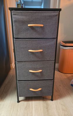 4 drawer fabric storage tower $25