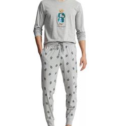 Polo Ralph Lauren Polo Bear Jogger Pajamas Set Size S,M,L,XL Different Colors 
