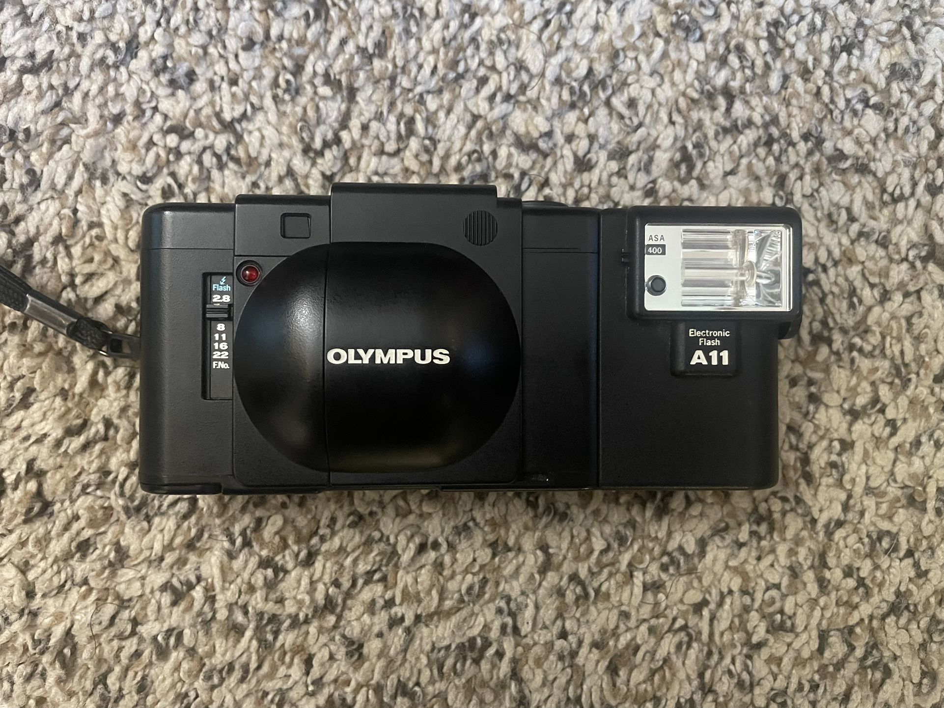Olympus XA Film Camera With A11 Flash