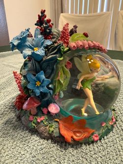 Vintage Disney Tinkerbell Fairyland Snowglobe
