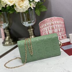 Dior Green Lady Bag New 