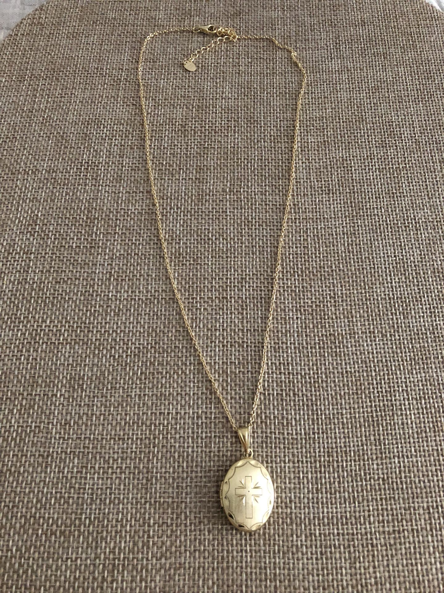 Locket Sterling Silver Gold Plated Locket