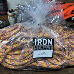 Iron works climb line 200 feet