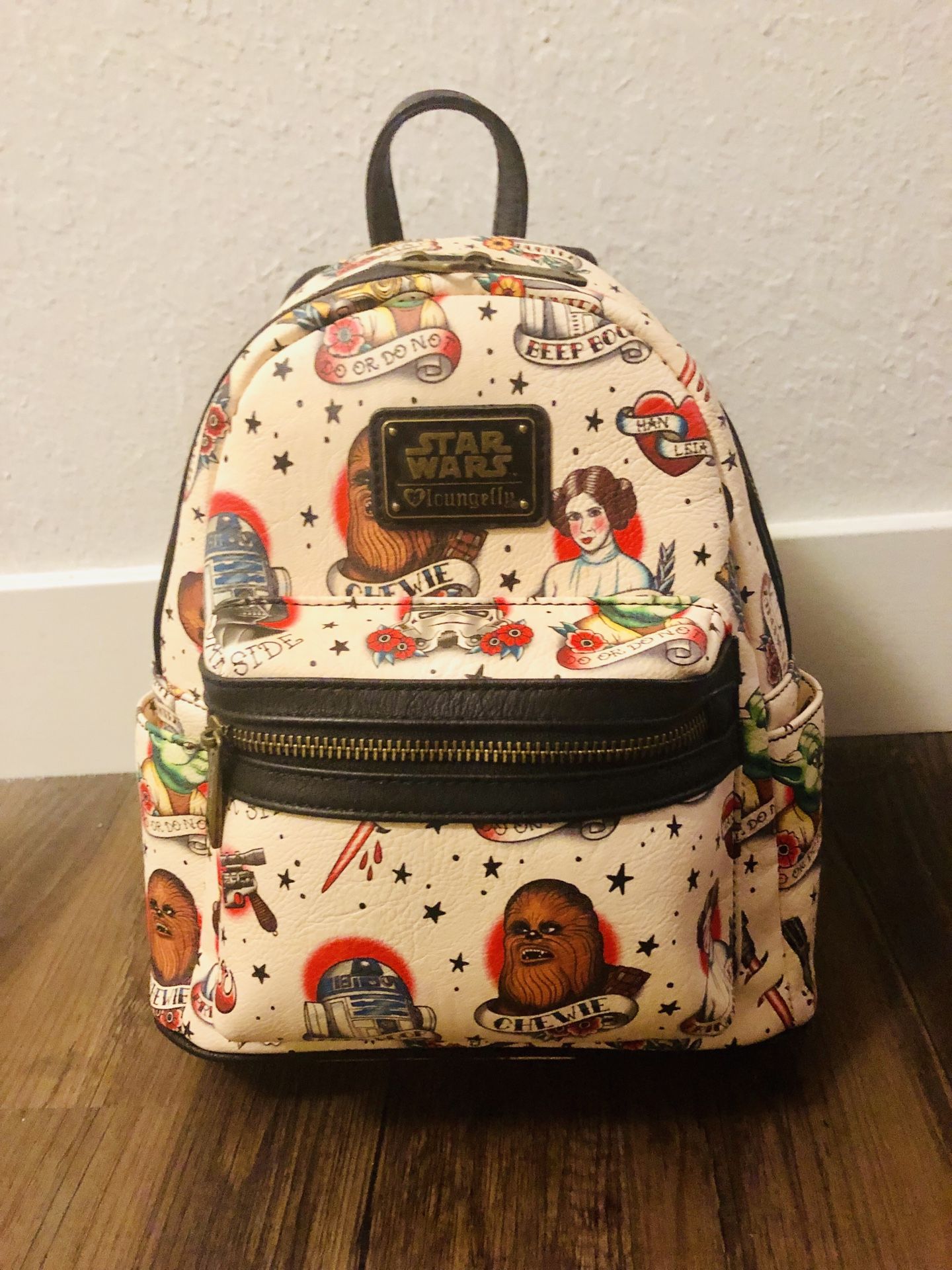 Loungefly x Star Wars Classic Tattoo Art Mini Backpack for Sale in