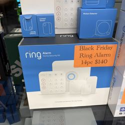 Ring home alarm, 14 piece full home set black Friday sale