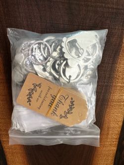 20 Silver Footprint Keychain Bottle Opener Baby Shower Party Favors.