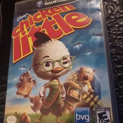 NINTENDO GAMECUBE CHICKEN LITTLE GAME 🎮 $65 FINAL PRICE READ DESCRIPTION AND SEE ALL PICTURES 