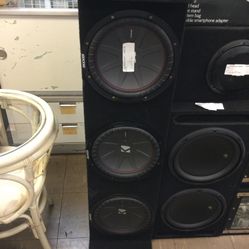 3 12” Comp R Kickers Speakers