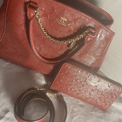 Coach Handbag/crossbody With Wallet