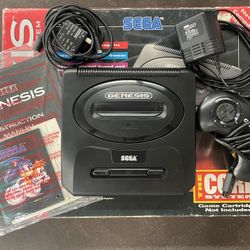 Sega Genesis MK-1631 16-Bit Video Entertainment System Console w/ Box and Manual
