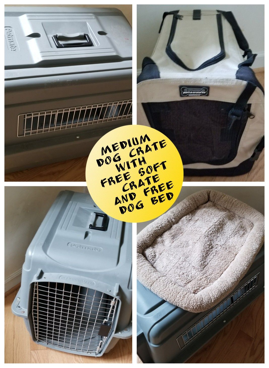 Medium dog crate brand new