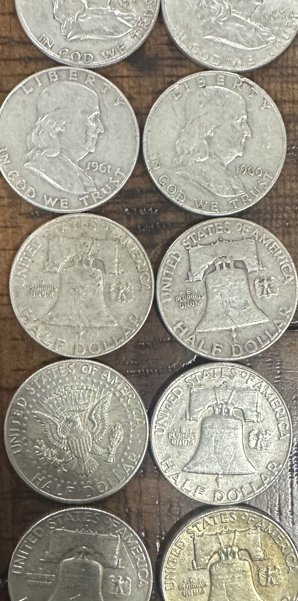 Silver Half Dollars. Junk Silver 90%. $12.50 Each