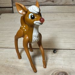1998 Rudolph The Red Nosed Reindeer Wendy's Kids Meal Toy #scrappy