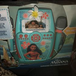 eKids Moana Digital Recording Studio with Dual Microphones - Record, Sing, and Create