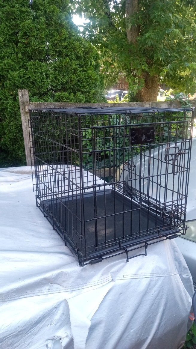 Medium Size Pet Cage Dual Door Functions 100 Percent