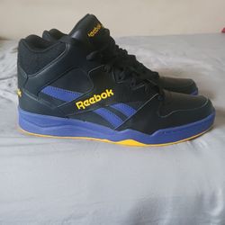 NEW! Reebok Royal BB 4500 High 2 'Black Always Yellow Bold Purple Size 10.5 Lakers