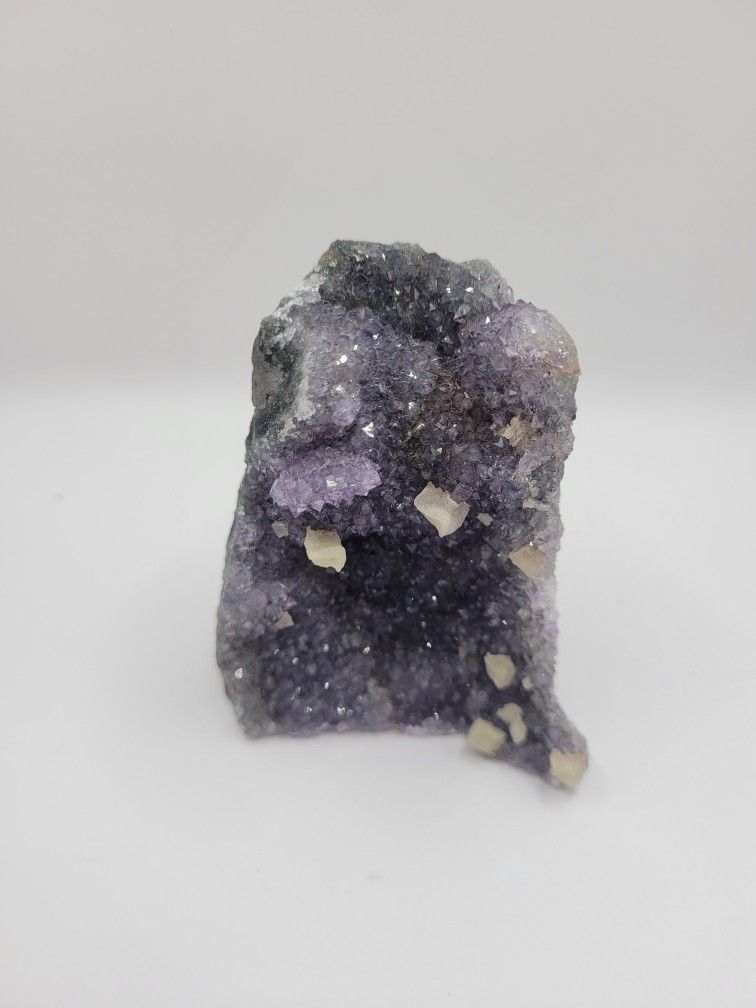 Mini Amythest Cathedral With Calcite