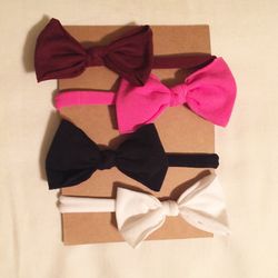 Nylon bow headbands