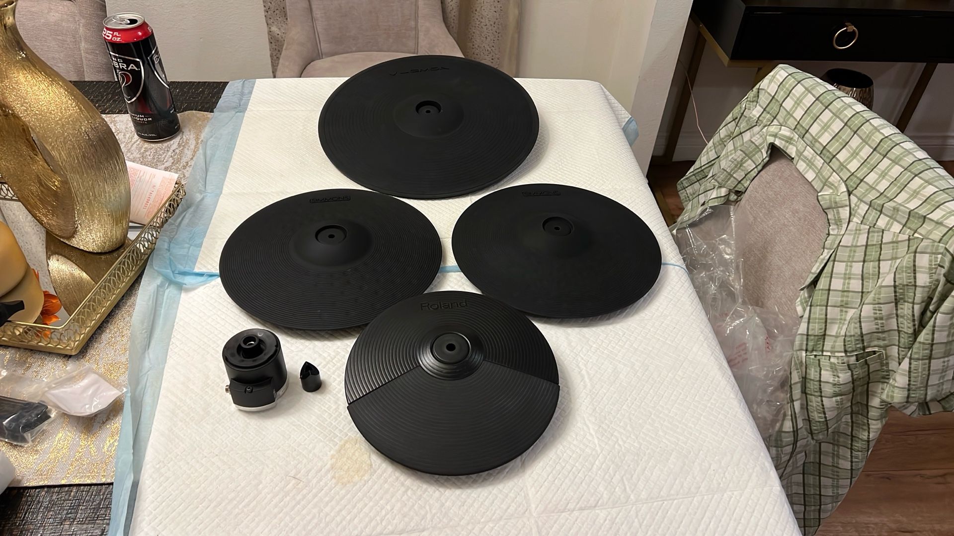 Full Set Of Electric Cymbal Set