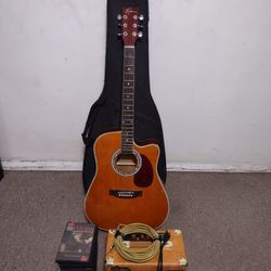 Acoustic/Electric Guitar With Accessories "Package Deal Only"