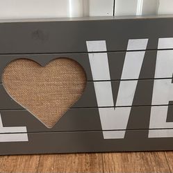 Wooden Love Sign