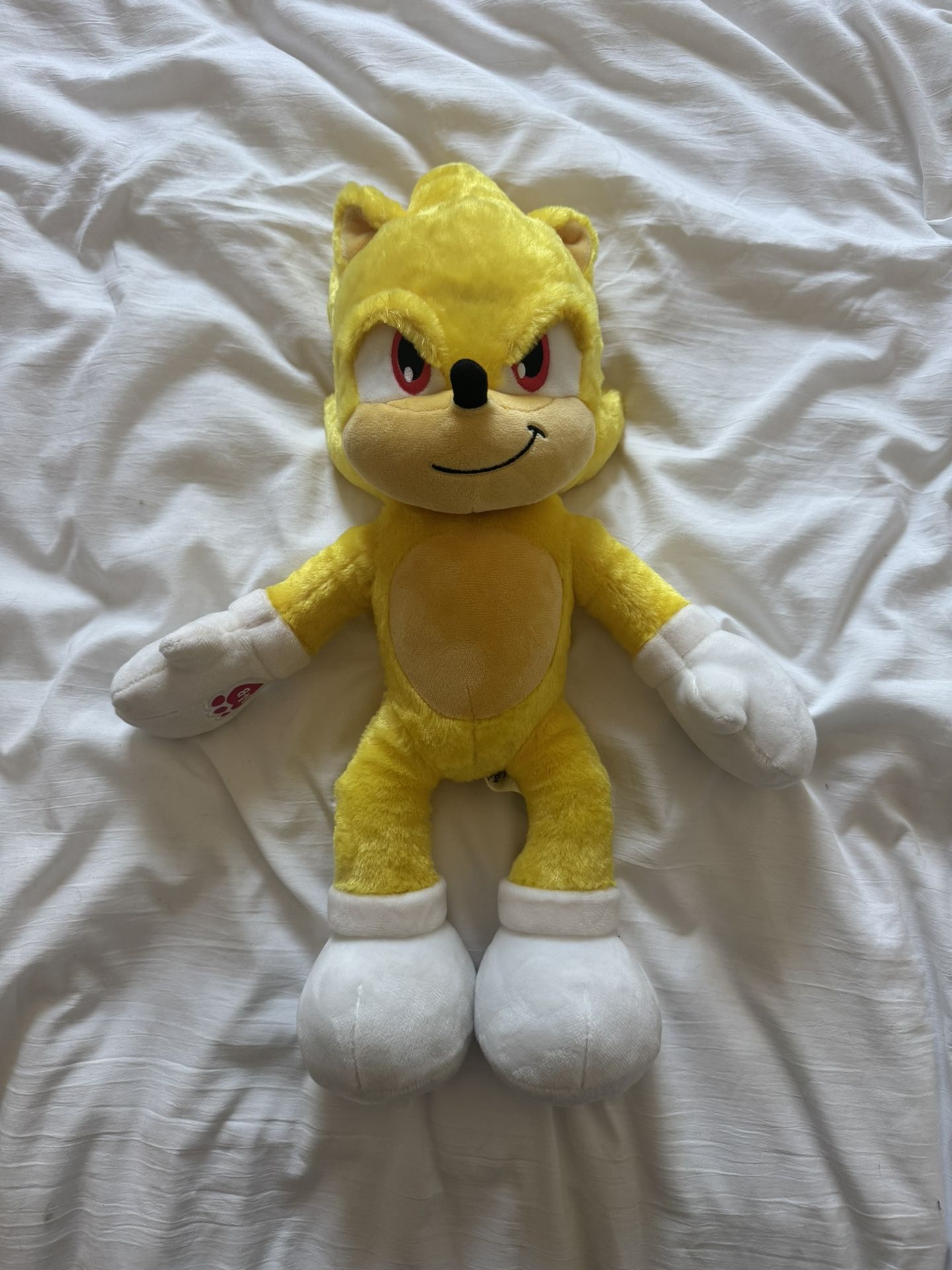 Sonic 2 Gold Sonic Plush Build A Bear