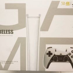 4K Game Stick 64G 20000+ Video Game Console 2.4G, Two Wireless Controller.