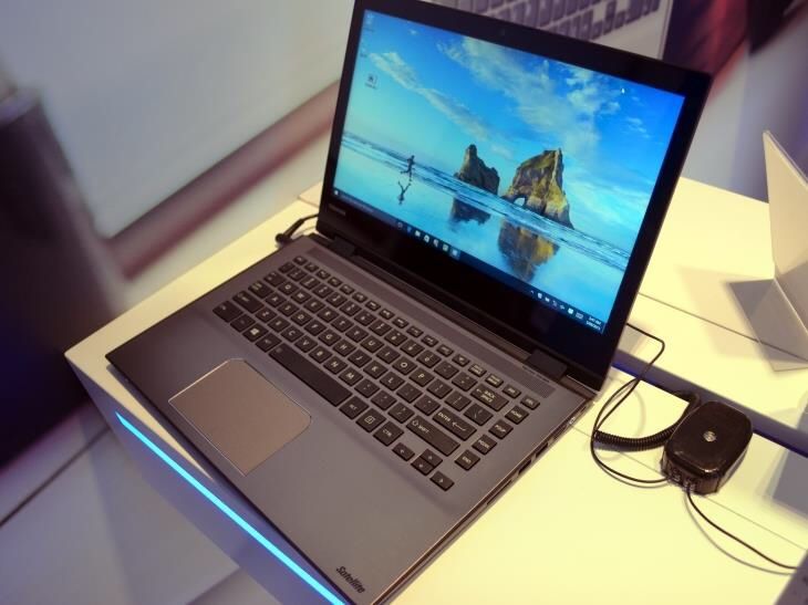 Toshiba laptop with touch screen