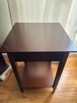 Wooden side table