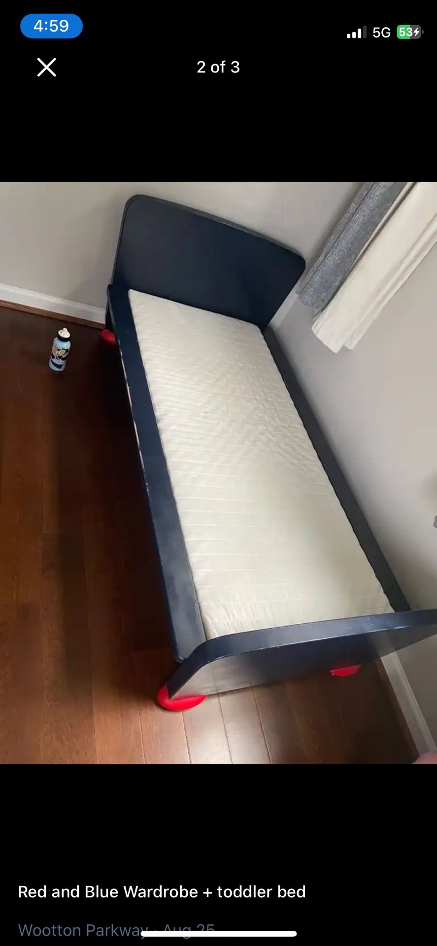 FREE IKEA Toddler Bed (Gently Used)