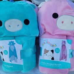 New Squismallows Hooded Blankets
